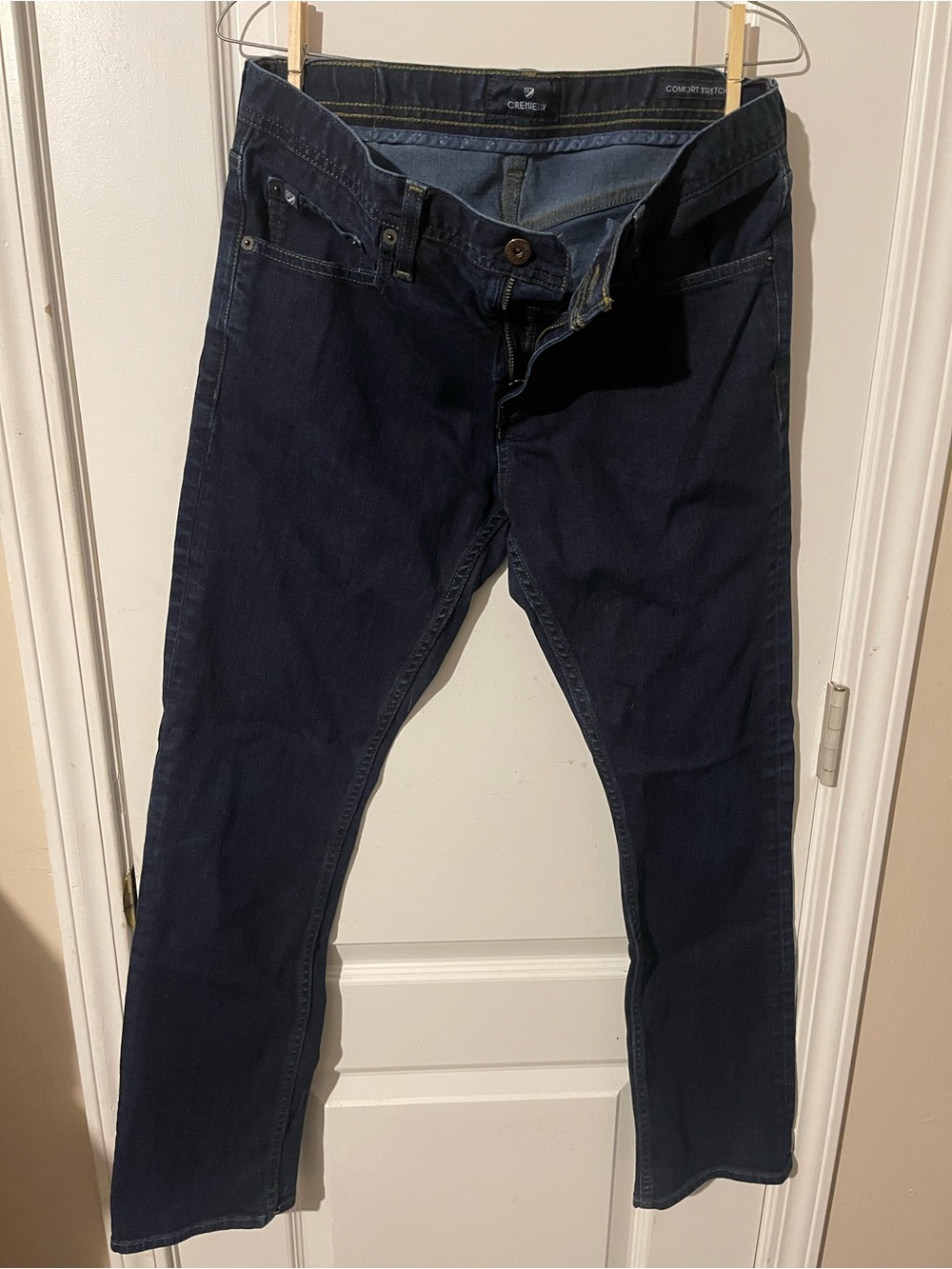 Daniel Cremieux Men's Slim Straight Jeans - Dark Navy Indigo